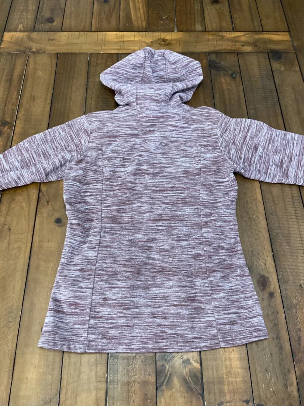 Mountain Hardwear‎ Maroon Heather Fleece Full-Zip - XS